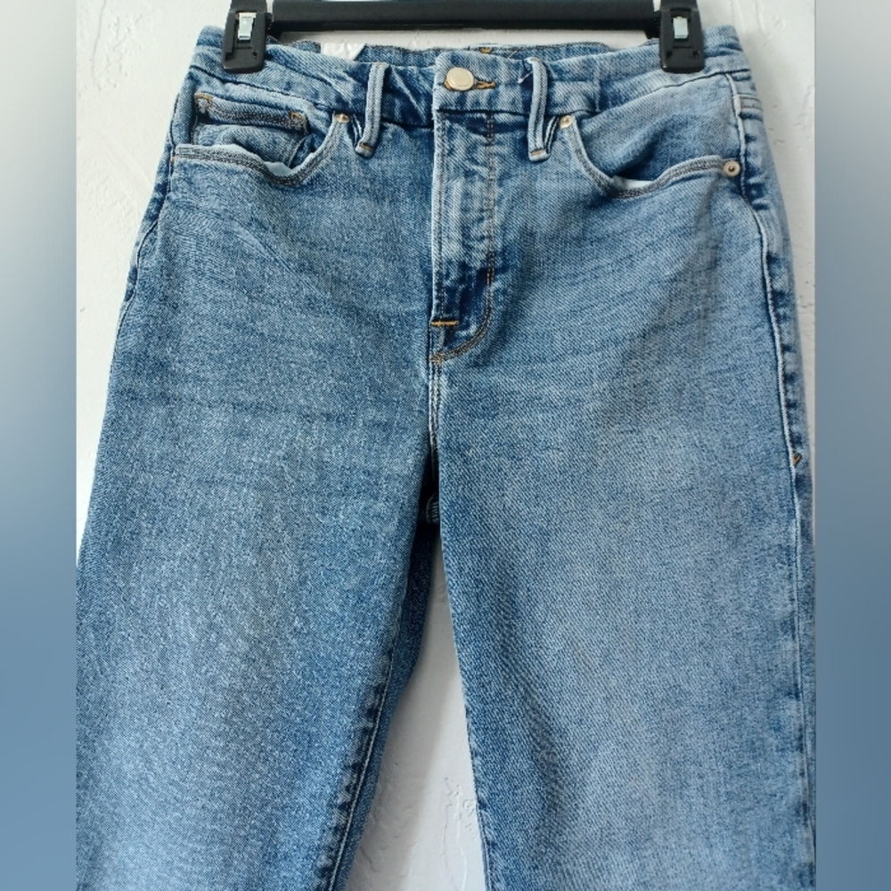 NWOT Good American High-rise Flare Jeans 32 In Inseam - Picture 2 of 9